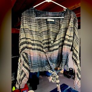 We The People Cross Blouse